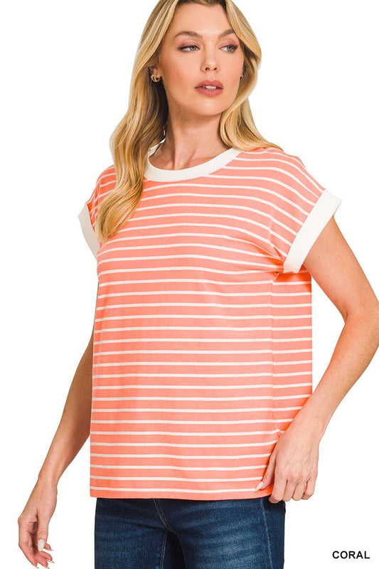 Selena Stripe Tee
