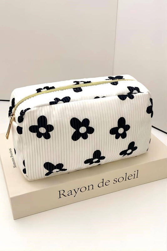 Celine Flower Cosmetic Bag