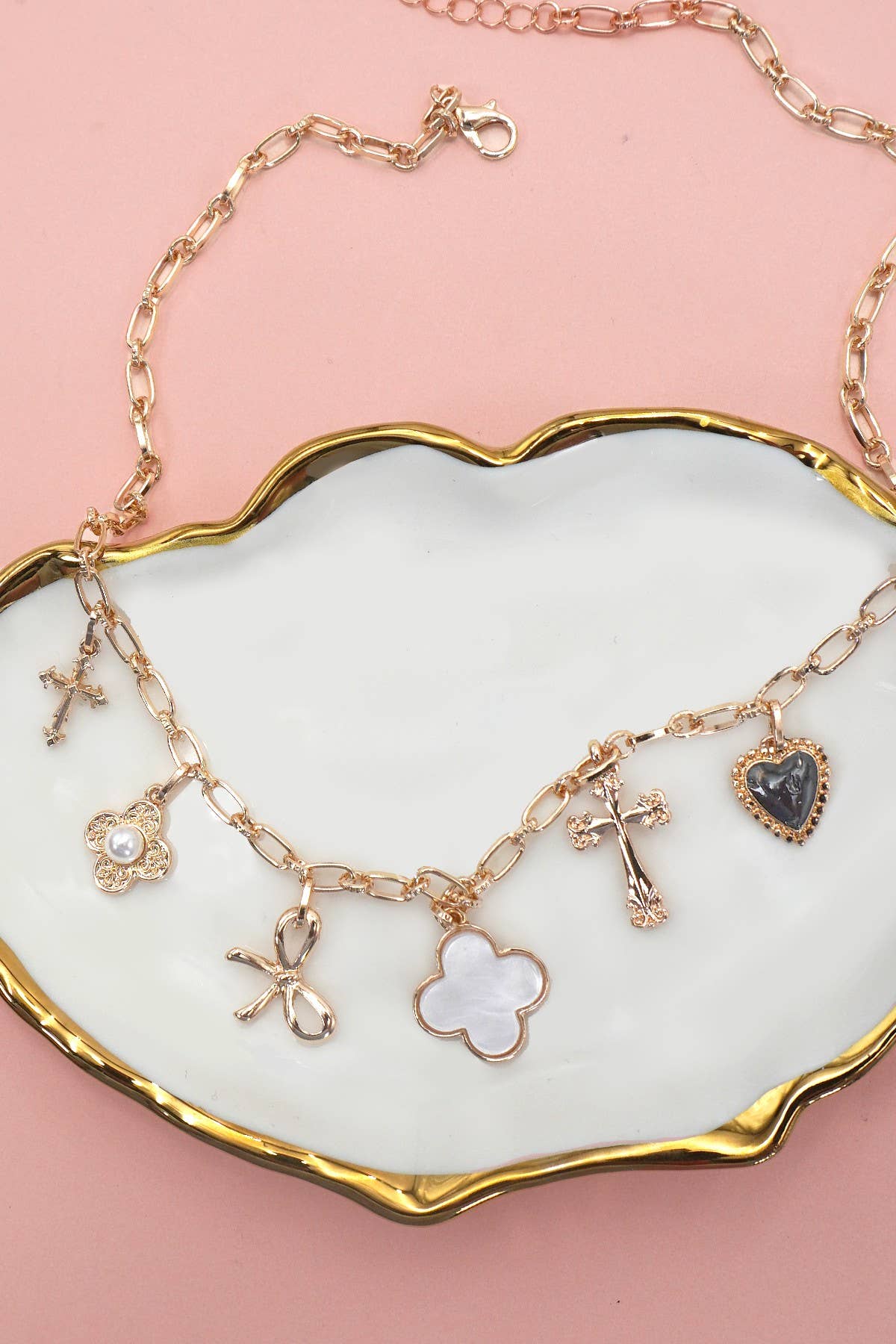 Aubrey Charm Necklace