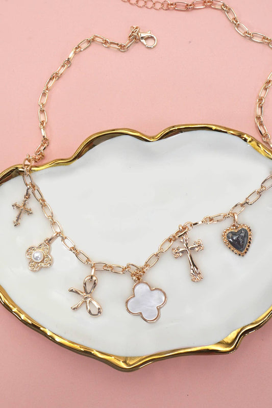 Aubrey Charm Necklace