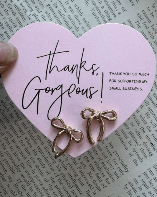 Thanks Gorgeous Bow Earrings