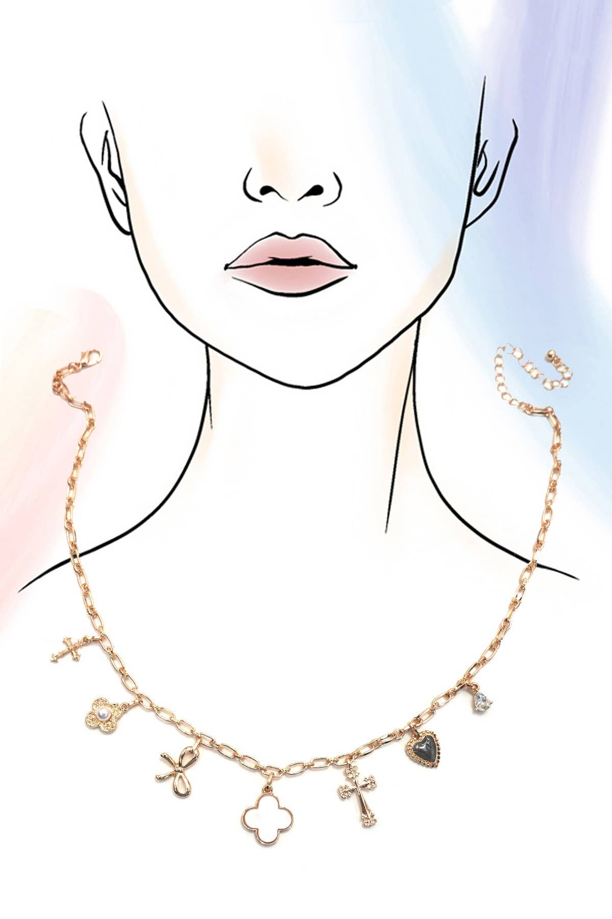 Aubrey Charm Necklace