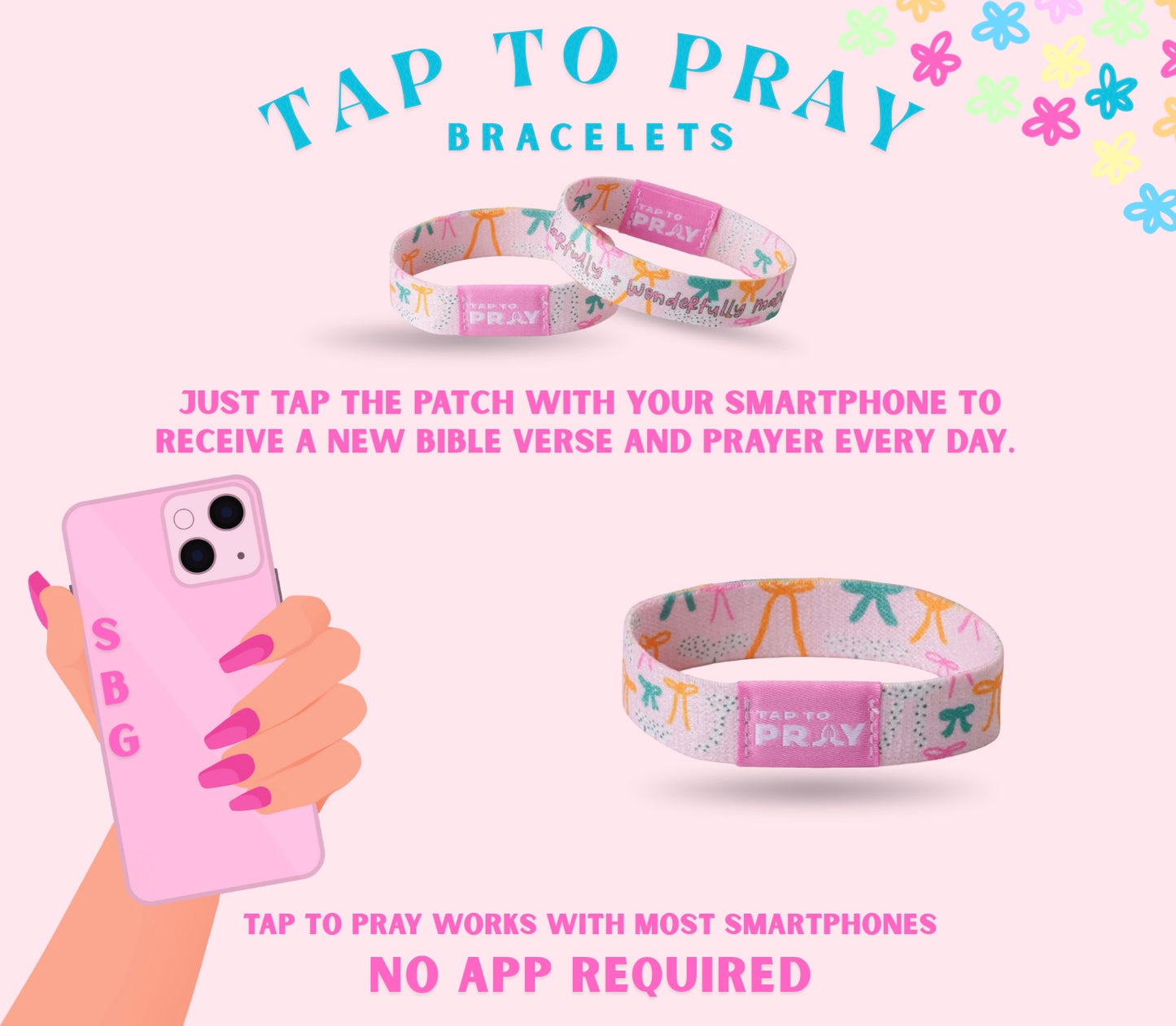 Tap To Pray Pink Bows